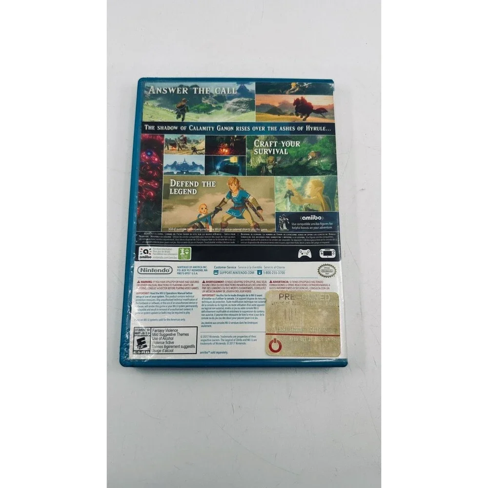 The Legend of Zelda: Breath of the Wild (Wii U, 2017)